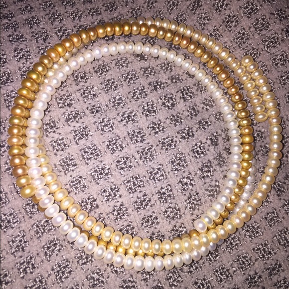 Beautiful pearl chokers