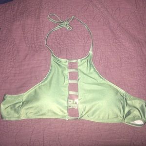 Green Top Bathing Suit