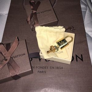 Louis Vuitton lock and key