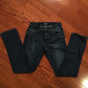 Boys OLD NAVY blue jeans size 12 Regular.