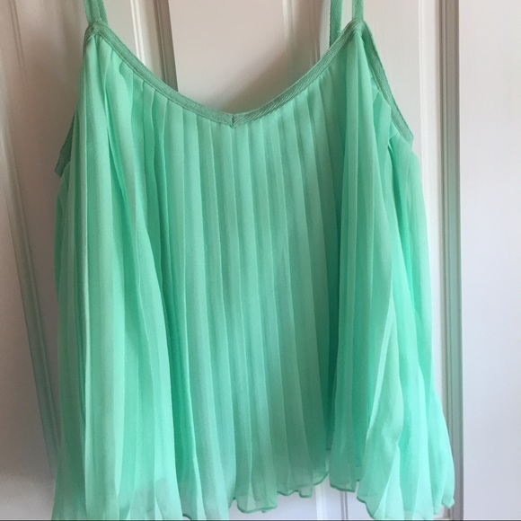 Roxy Ruffle Blue/Green Tank - Picture 2 of 3