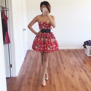Floral sweet heart dress