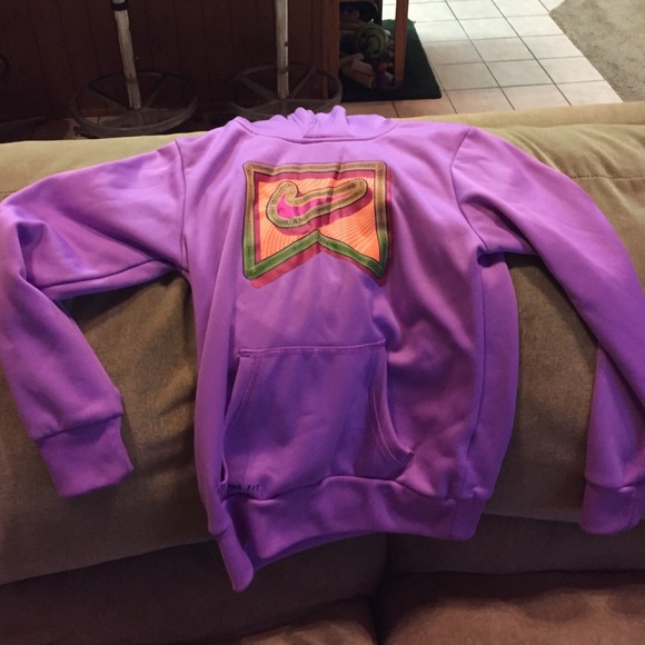 Purple Nike hoodie