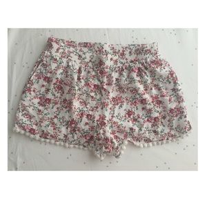 Forever21 Pink floral shorts