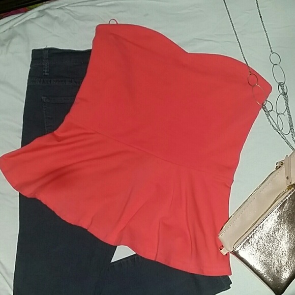 Express strapless peplum❤️ - Picture 3 of 3