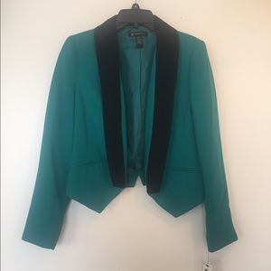 NEW W/TAGS Emerald Green INC Tuxedo Blazer, Size S