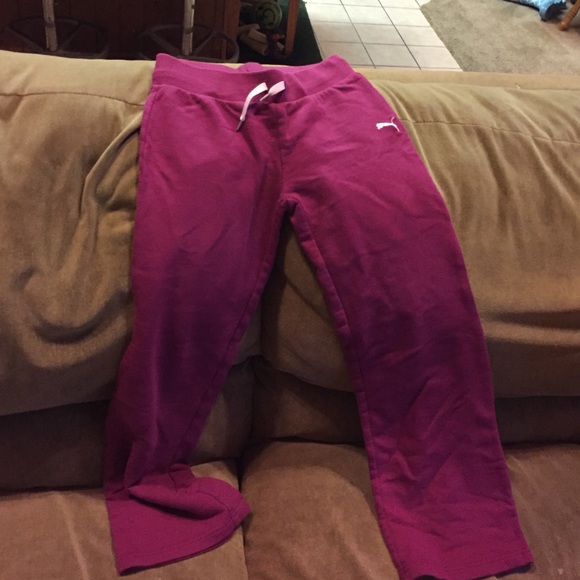 Kids puma hoodie and sweat pants