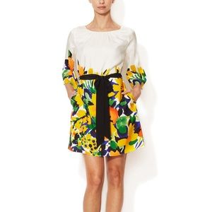 Shoshanna- Estee Slik Belted Dress