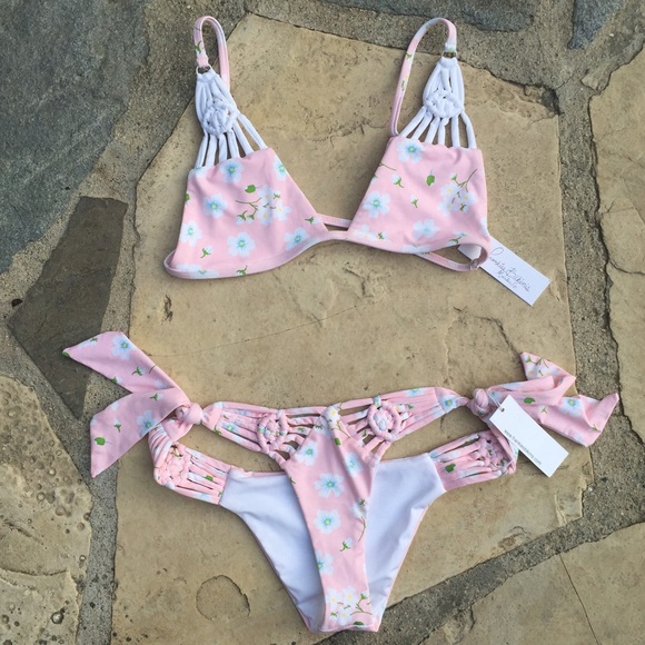 Make an offer Frankie's Pink Pansy Set