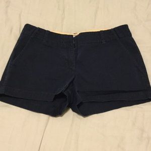 J. Crew navy chino shorts!
