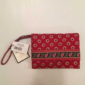 NWT Vera Bradley Americana Red swing wallet