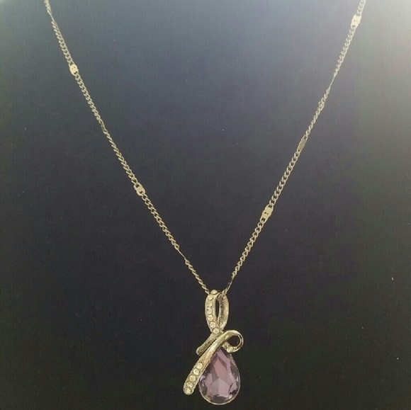 Sale!! Bundle 2 Crystal Necklaces New - Picture 3 of 4