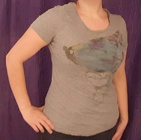 American Eagle Butterfly Graphic Tee