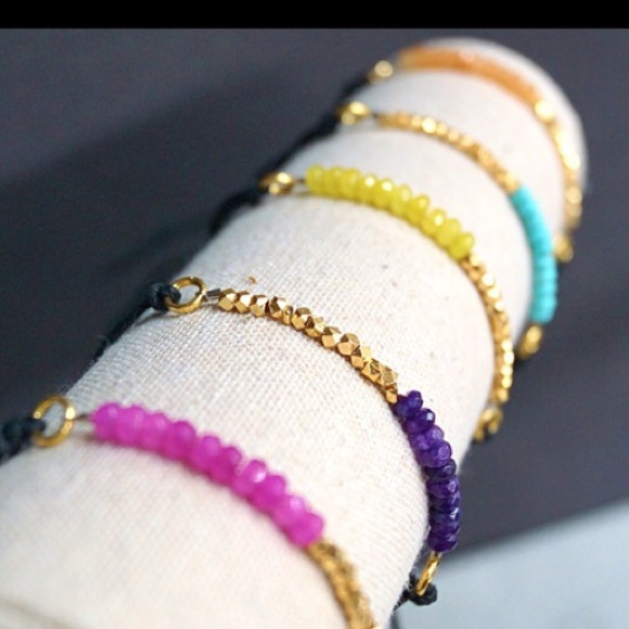Function & Fringe Semiprecious Bracelets - Picture 2 of 2