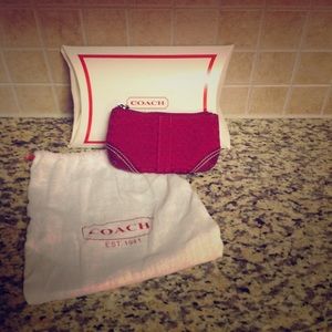 NWT Coach coin purse