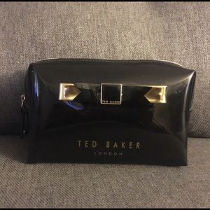 Ted Baker Gold Bow Cosmetic Case