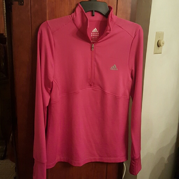 Adidas Half Zip Athletic Jacket Euc - image 1