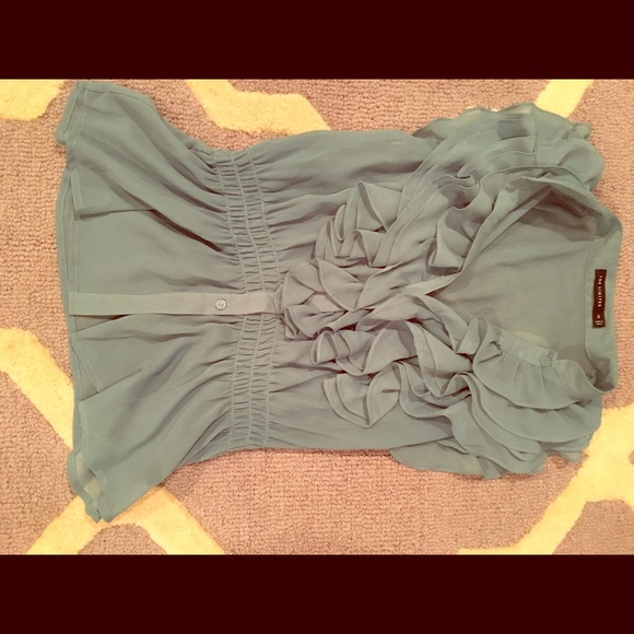 Ruffled Neck Blouse