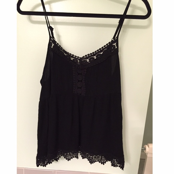 Black Boho Tank