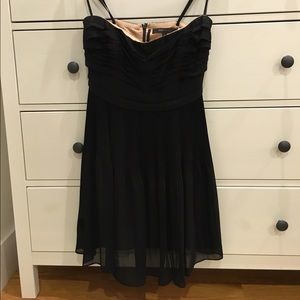 BCBG Black Strapless Dress