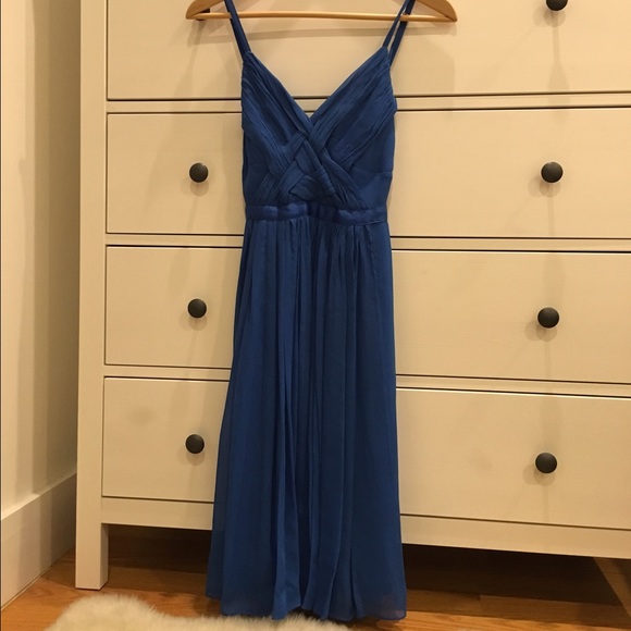 Blue Silk Arden B Dress