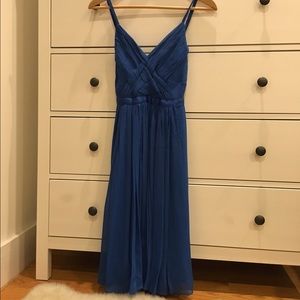 Blue Silk Arden B Dress