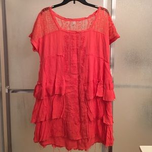 Coral FP dress