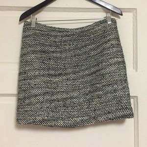 Black and white tweed Jcrew skirt