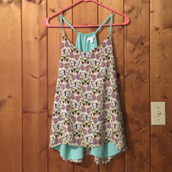 Colorful butterfly tank top - Picture 1 of 2