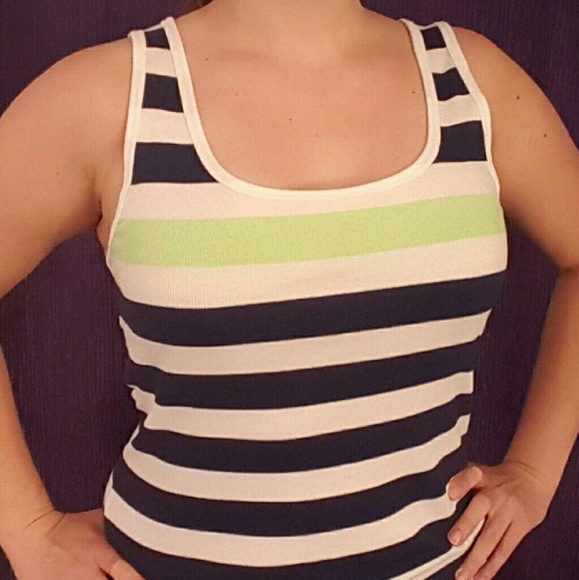 NWOT Old Navy Striped Tank - Picture 2 of 2