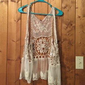 Lace vest
