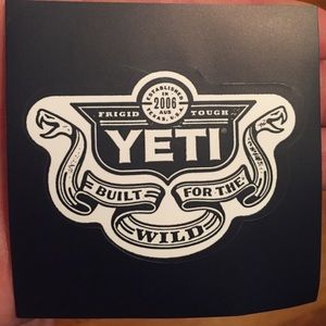 Yeti sticker