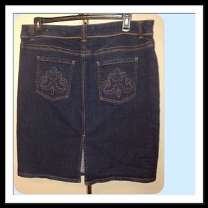 Venezia by Lane Bryant Denim Skirt Sz 18