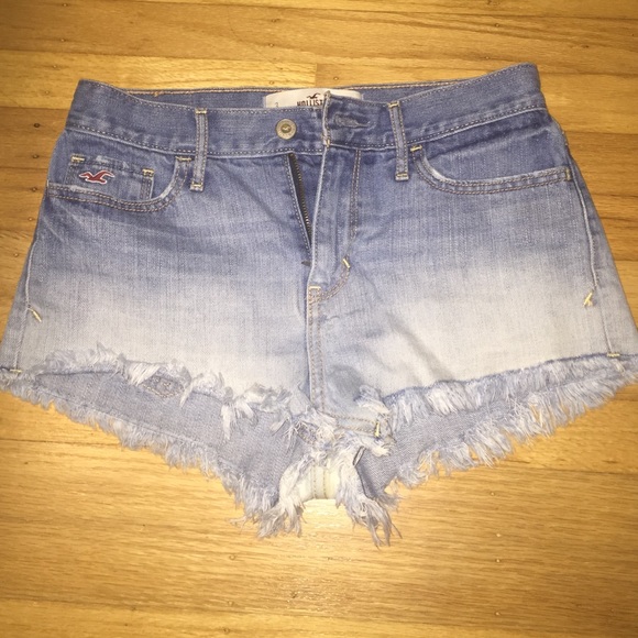 High waisted ombré shorts
