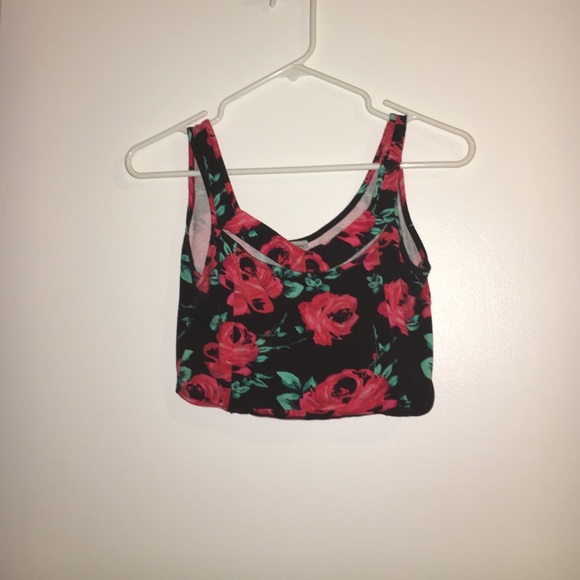 Rose crop top