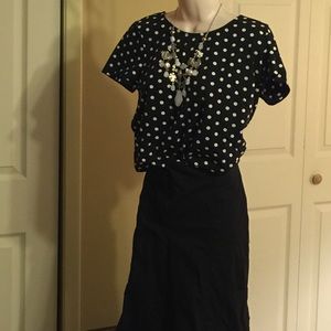 🎹CHICO'S BLACK CROPS🎹