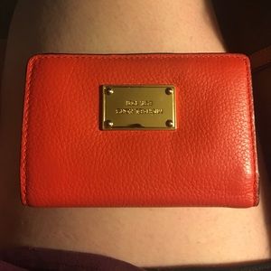 Michael Kors orange/coral wallet