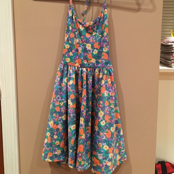 Floral Print Skater Dress