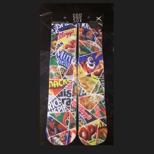 Colorful Graphic Print Sock- Kellogg's Cereal