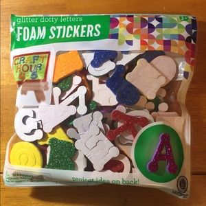 Glitter Foam Stickers