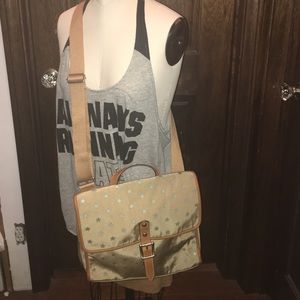 Tan Fossil Crossbody Star