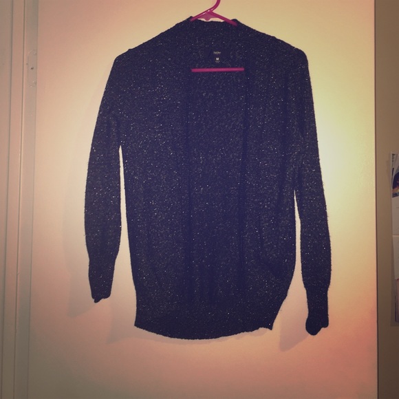 Black sparkly sweater