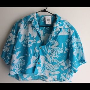 Brandy Melville Hawaiian crop top