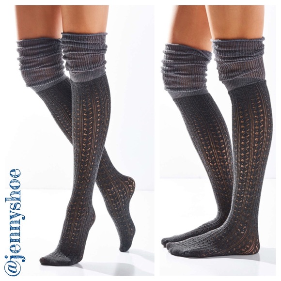{urban outfitters} over the knee socks - Picture 3 of 4