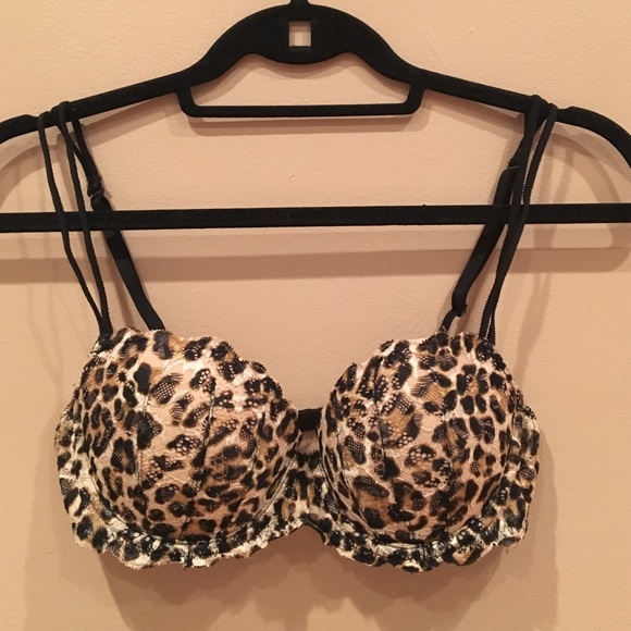 Leopard Print Demi Push-Up Bra 🐆