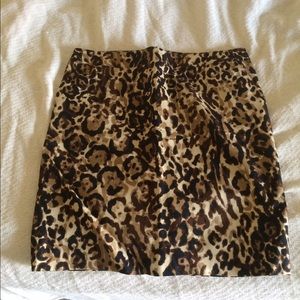 Size 18 leopard print pencil skirt. NWOT