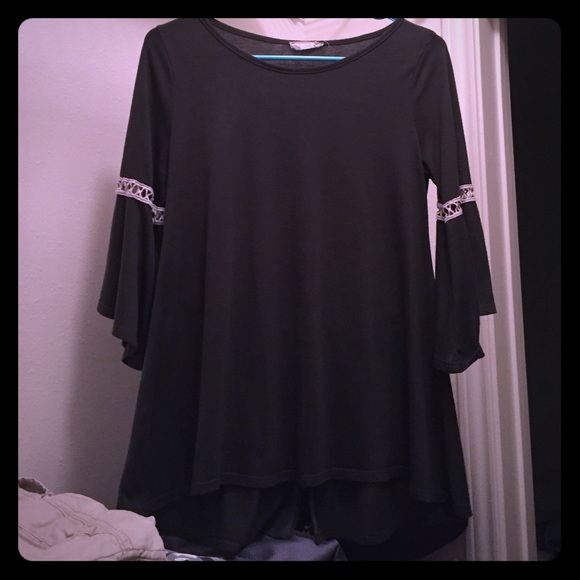 Olive green mid sleeve tee
