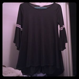 Olive green mid sleeve tee