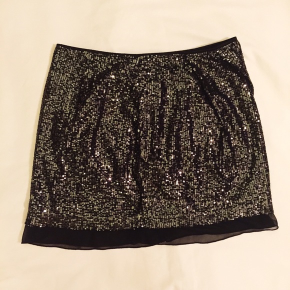 Sequin mini skirt
