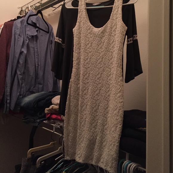 White lace dress